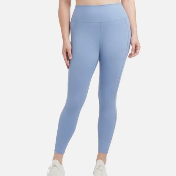 Danskin Women's Light Blue Lightweight Seamless Tight Leggings Size M - Picture 5 of 5